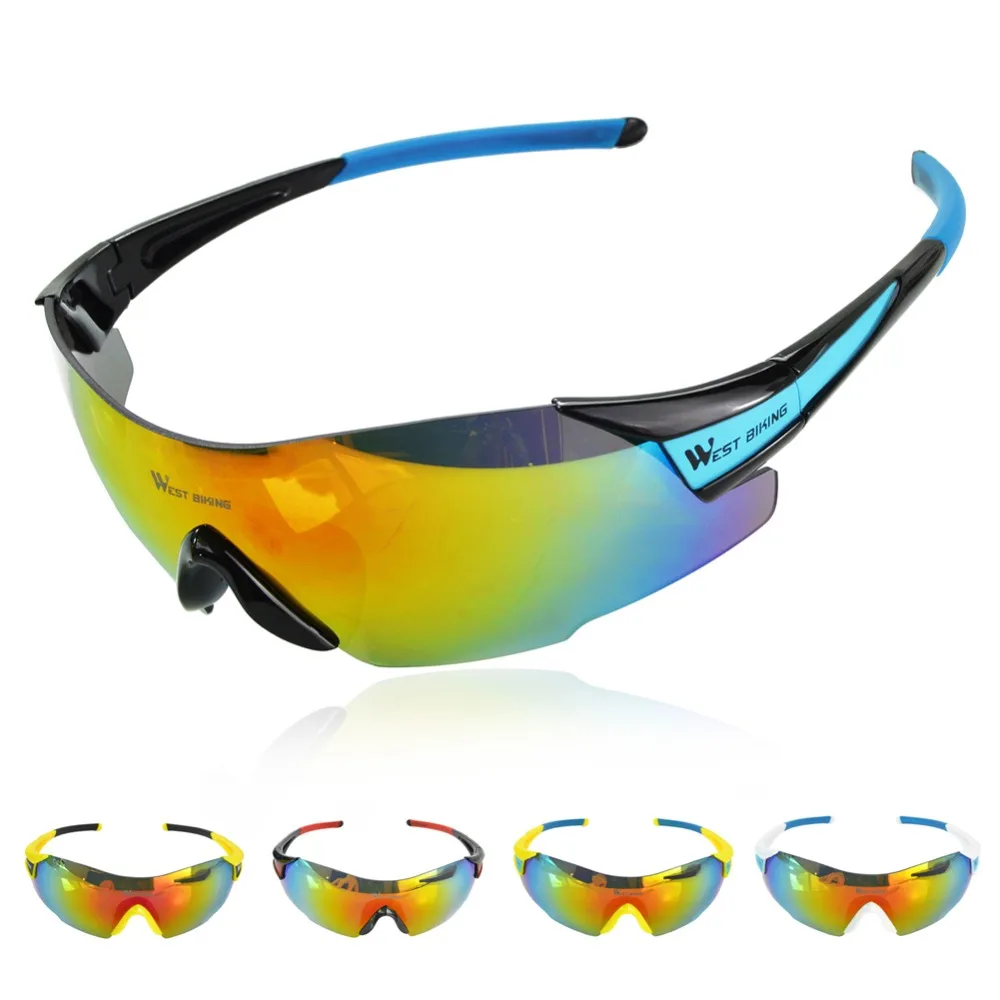 Велоочки West Biking с УФ защитой спортивные солнцезащитные очки для велоспорта