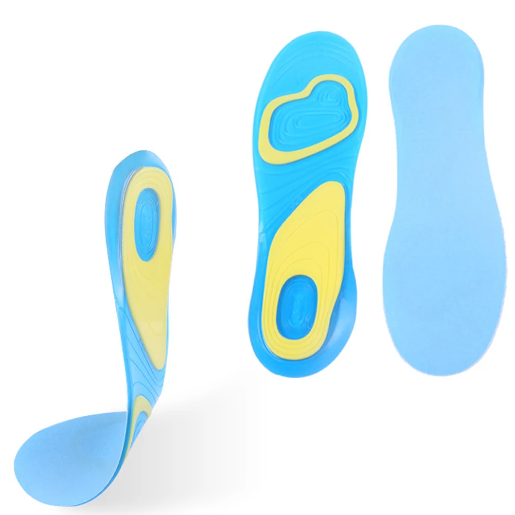 1 Пара Ортопедических Arch Поддержка Массаж Обуви Колодки Силиконовые Anti-Slip Гель мягкая Спорт плоскостопие стельки Площадку Для Человека Женщины Размер S/L Стельки силикон гелевые подушечки
