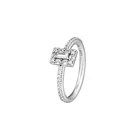 Кольцо CKK со светящимся ледяным серебром, Женское кольцо 100%, ювелирные изделия из стерлингового серебра 925 пробы, свадебные кольца