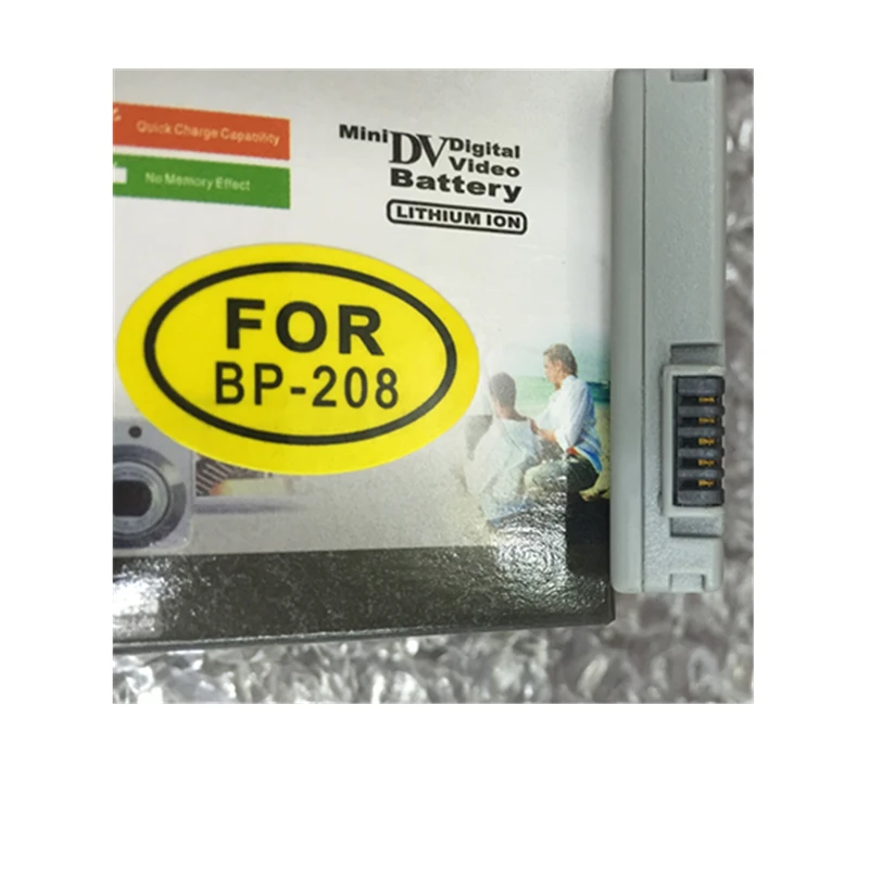 BP-208 BP208 литиевые батареи BP208 видеокамера литиевый аккумулятор BP 208 для Canon DC201 DC210 DC211 DC220 DC230 100 FVM300