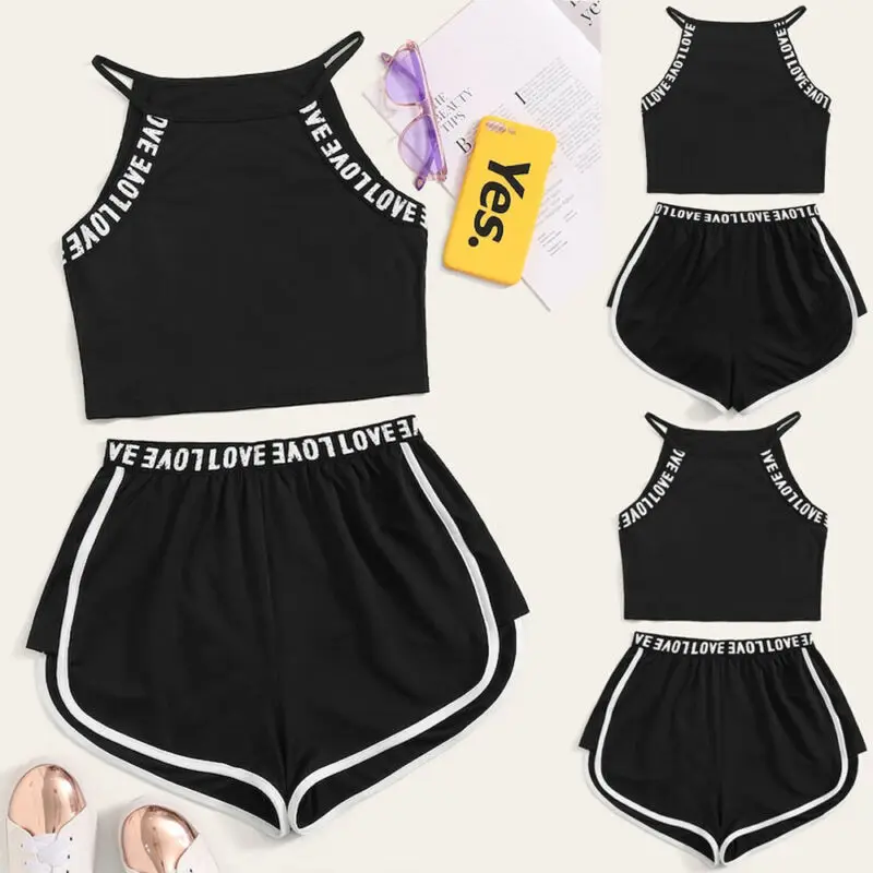 Комплект спортивный женский для фитнеса S/M/L/XL/XXL/XXXL/4XL/5XL полиэстер | Спорт и