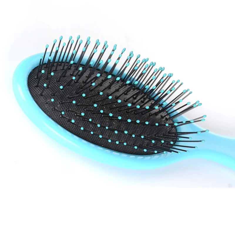 4 Colors Massage Shape Anti-knotted Hair Comb Plastic Environmentally Friendly High Temperature Hairdressing Wet | Красота и здоровье