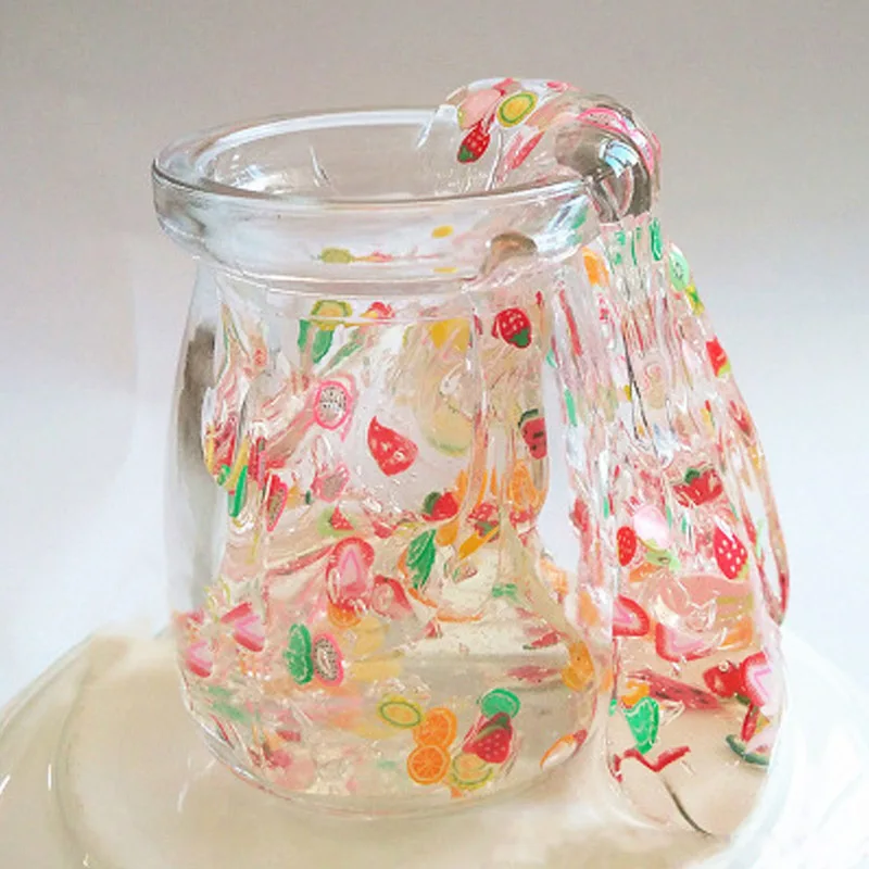 клей для слаймов DIY клейкие аксессуары слизь игрушки детей фруктовый торт