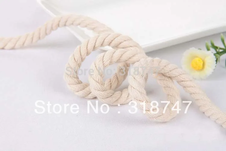 Диаметр 2 мм/3 мм/5 мм/8-10 мм ручной работы материал хлопок шнур DIY аксессуары для дома веревка V0605
