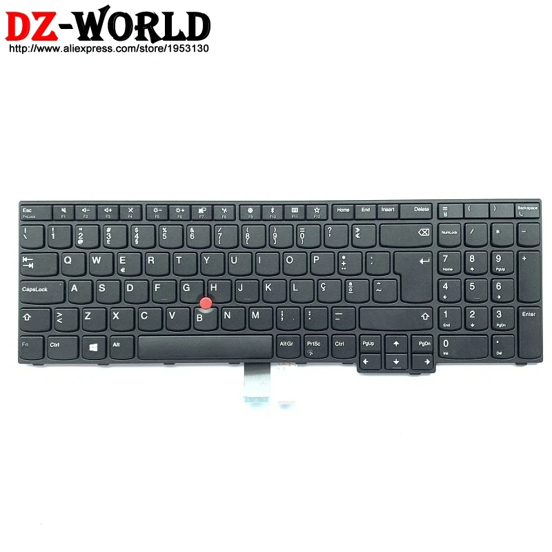 Новая Оригинальная португальская клавиатура для Lenovo Thinkpad E575 E570 Португалия Teclado
