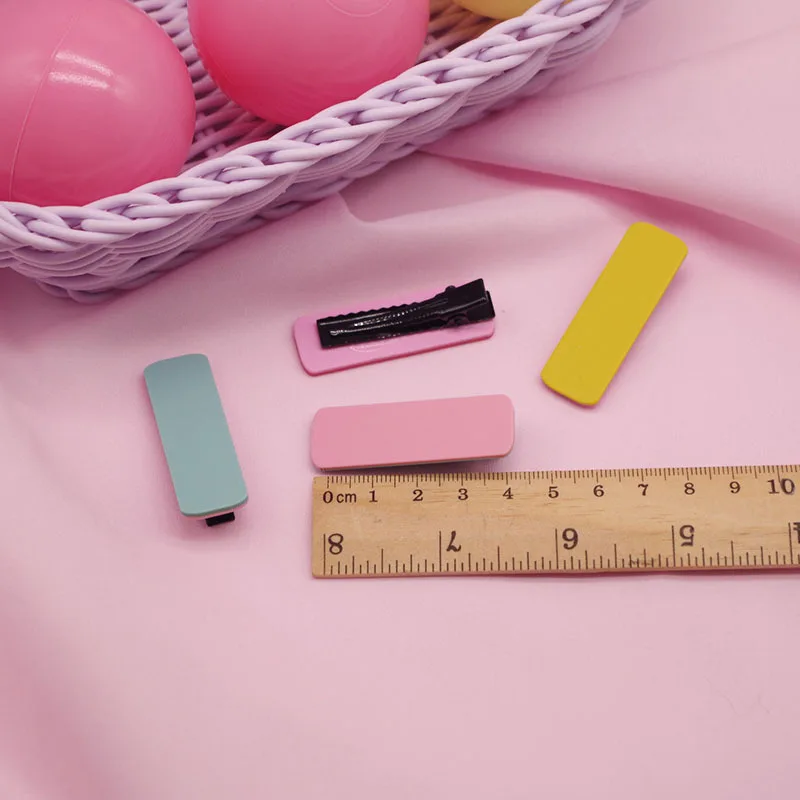 WPCZQVZA 5Pcs/Set Macaron Color Girls Bow Tie Hair Clips Children Cute Pins Hot Sales Accessories For Birthday Gift | Детская одежда и
