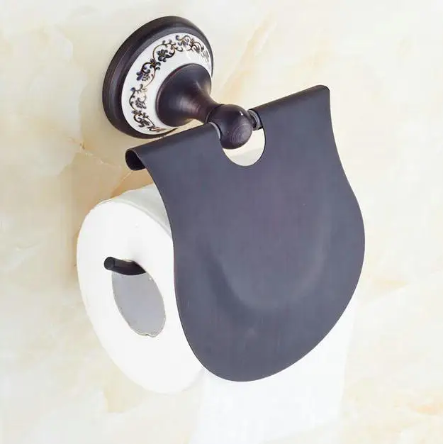 Черная декоративная потолочная отделка медные латунные аксессуары для ванной