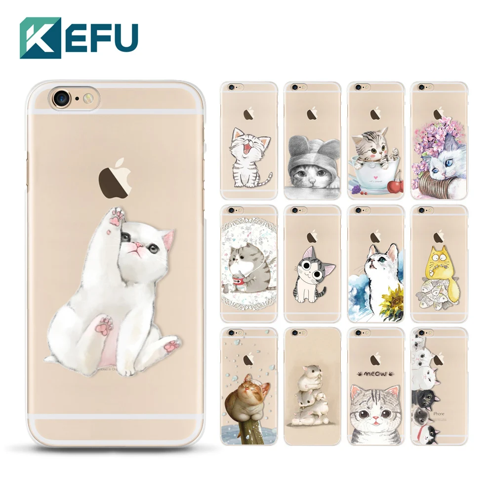 Чехол для iPhone 5S 5 SE 6 6S 7 Plus чехол с милыми кошками funda S Новое поступление 7|cat cover|6s plus6