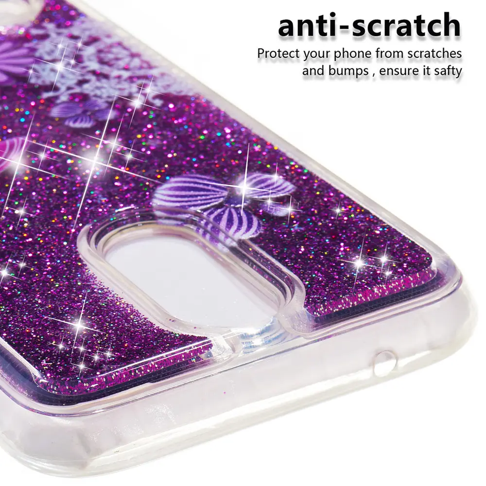 Quicksand Case For LG K10 2017 Dynamic Liquid Glitter Stars Phone Cover Shell Coque Capa LGK10 LGM250 LG-M250 M250Y M250DS M250 |