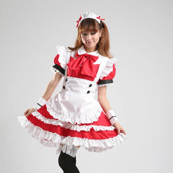 

Shanghai Story 5 in 1 set New Arrival Lolita Maid anime Cosplay Costumes Carnival Costumes For Women Party Dress Anime Cosplay