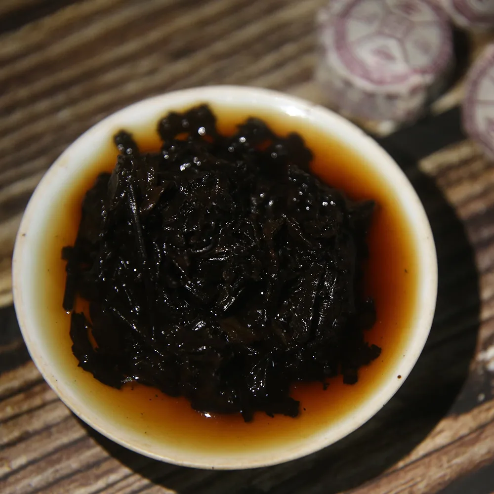 Laocang 2015yr спелый Tuocha вкус Shu Pu-erh Чай Мини Pu-erh Tuo Cha