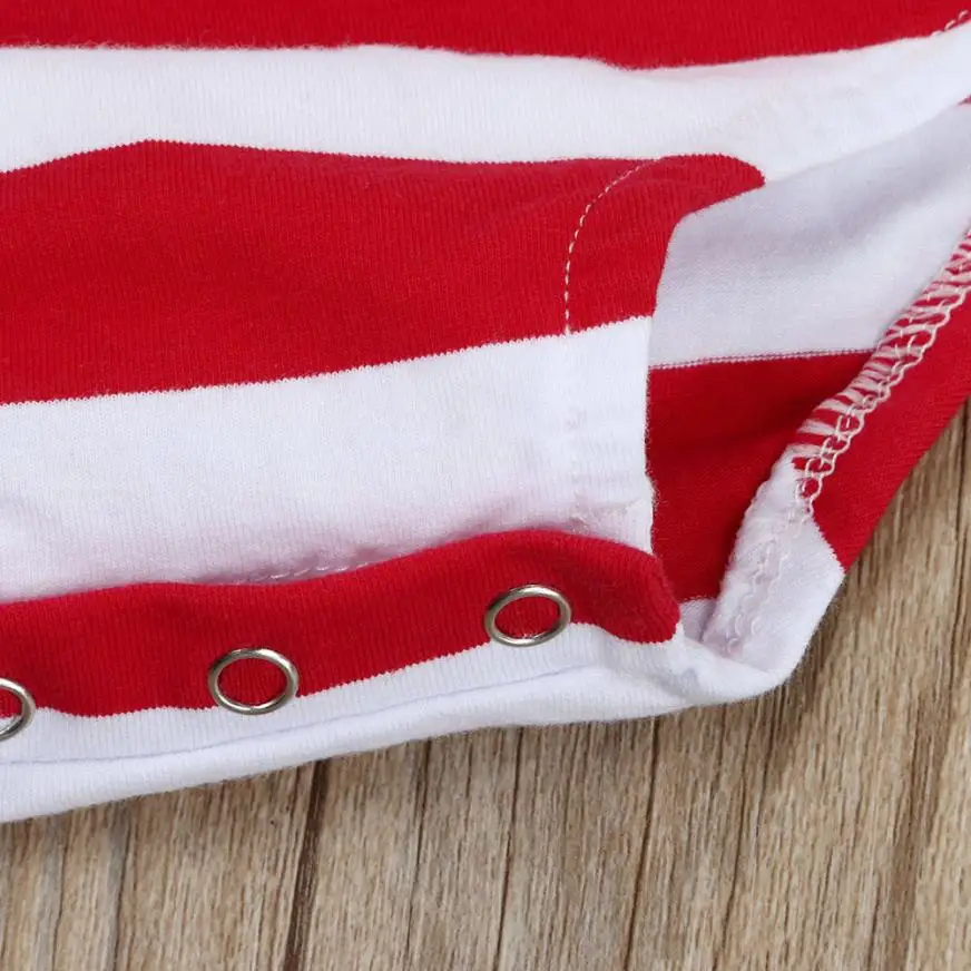 Полосатые боди для новорожденных девочек летнее в полоску Комбинезон маленьких