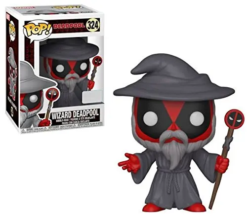 Эксклюзивный FUNKO POP Официальный Marvel: волшебник Дэдпул Виниловая фигурка Коллекционная модель игрушки с оригинальной коробкой