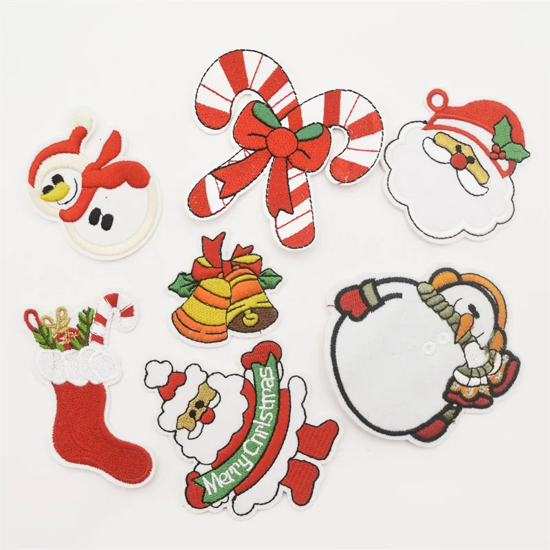 13 шт. с блестками на Рождество Санта Клаус снеговик олень елки носки одежда
