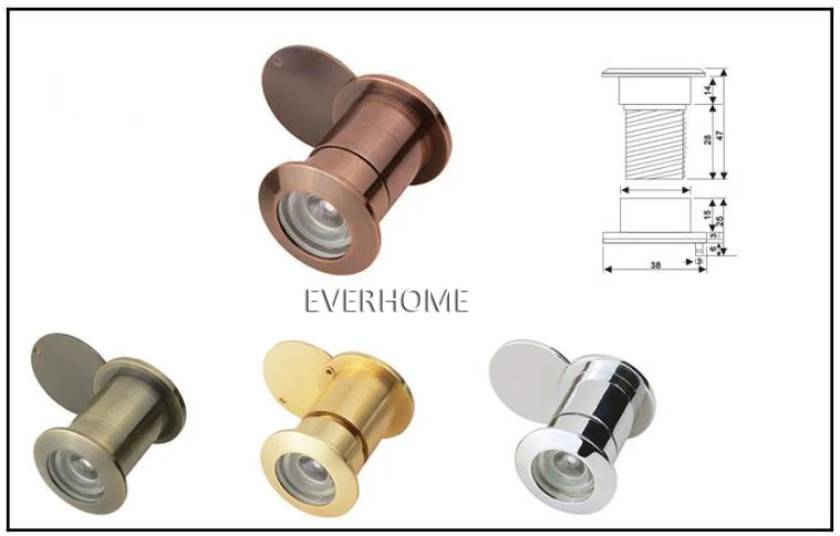 Высококачественный латунный качественный противокражный дверной зеркальный