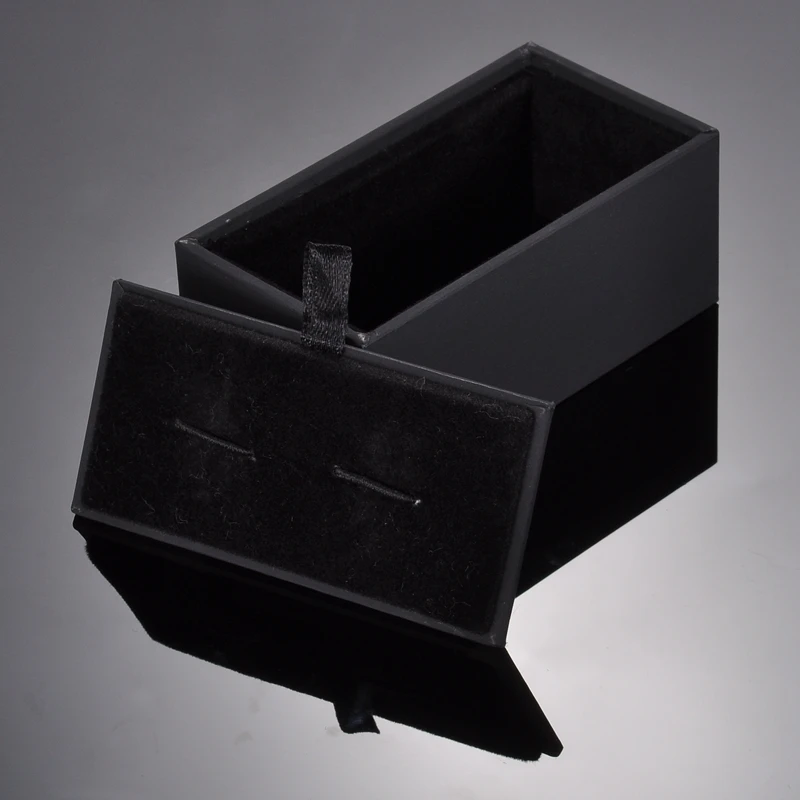 MJARTORIA искусственная кожа прямоугольная коробка для ювелирных изделий Черная