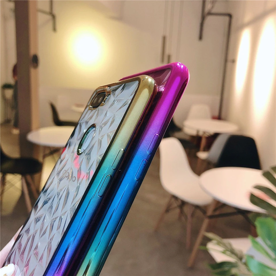 Для XiaoMi RedMi 6A 5A 4A чехол мягкий полный Силиконовый обшивка 3D градиентная Алмазная