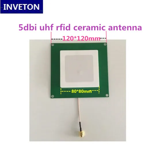 ceramic 5dbi SMA Встроенная система 5dbi Водонепроницаемая микро UHF RFID pcb антенна IPEX/SMA разъем круговой поляризации для морозильной камеры управления - Цвет: ceramic 5dbi SMA