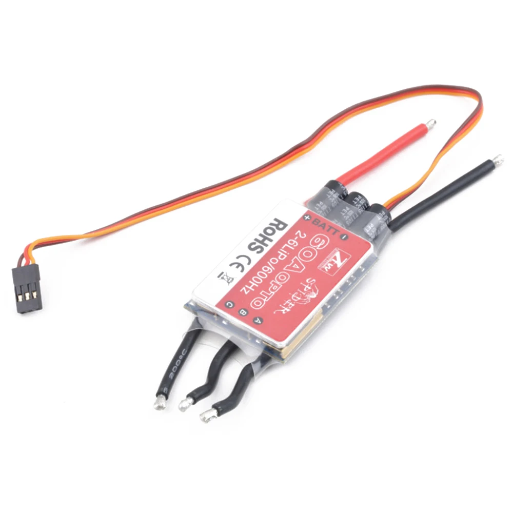 4 шт./лот ZTW Spider Series 20A 30A 40A OPTO 2-6S 600 Гц SimonK бесщеточный контроллер скорости для