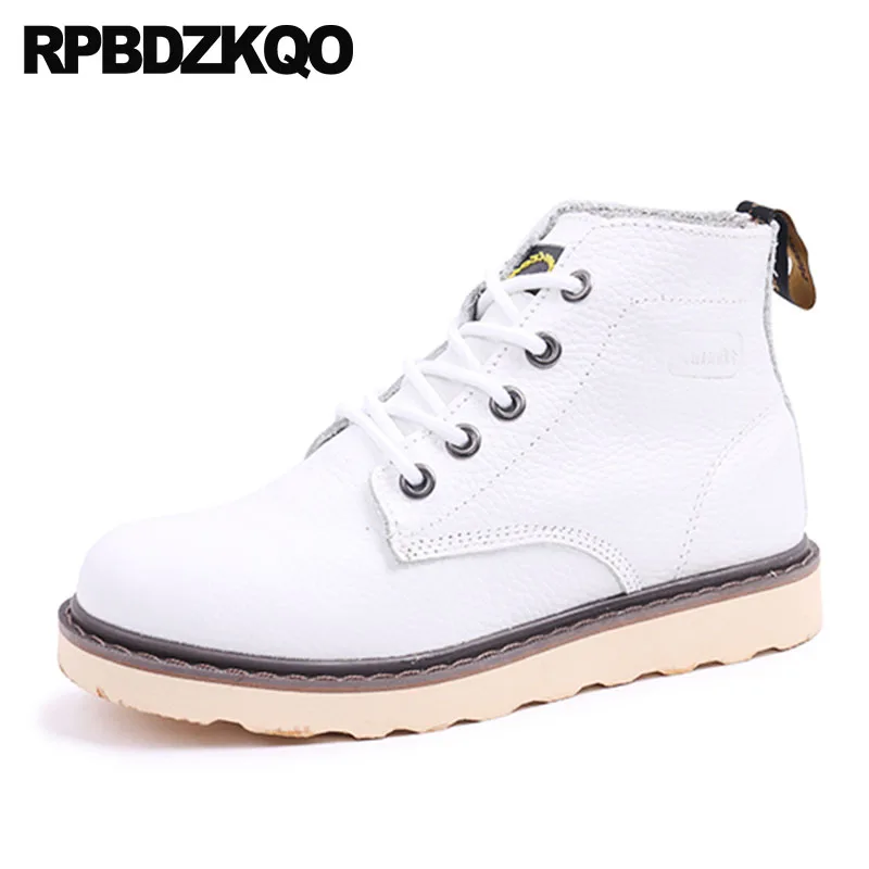 Мужские армейские ботинки в стиле ретро черные повседневные рабочие до