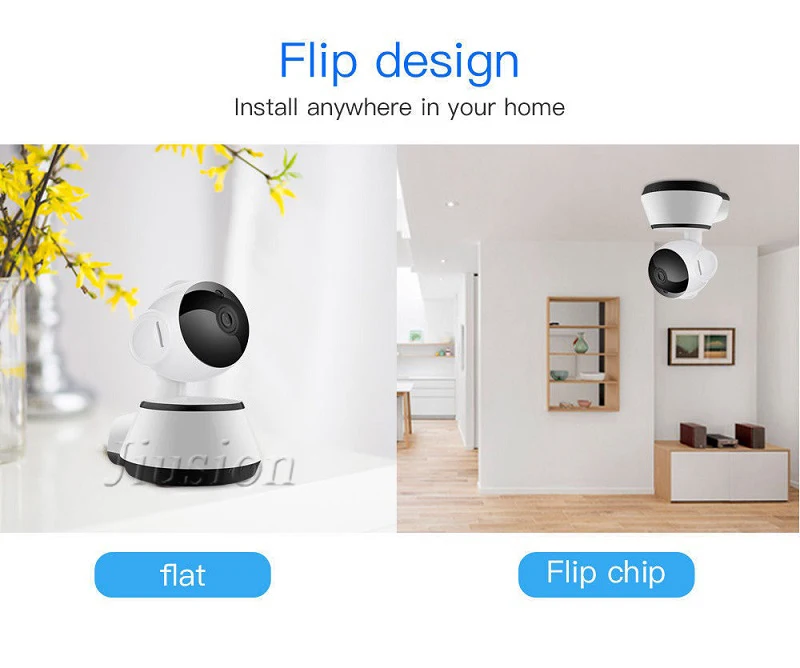 Миниатюрная IP камера для няни Wi Fi HD видео аудио ИК ночное видение датчик движения