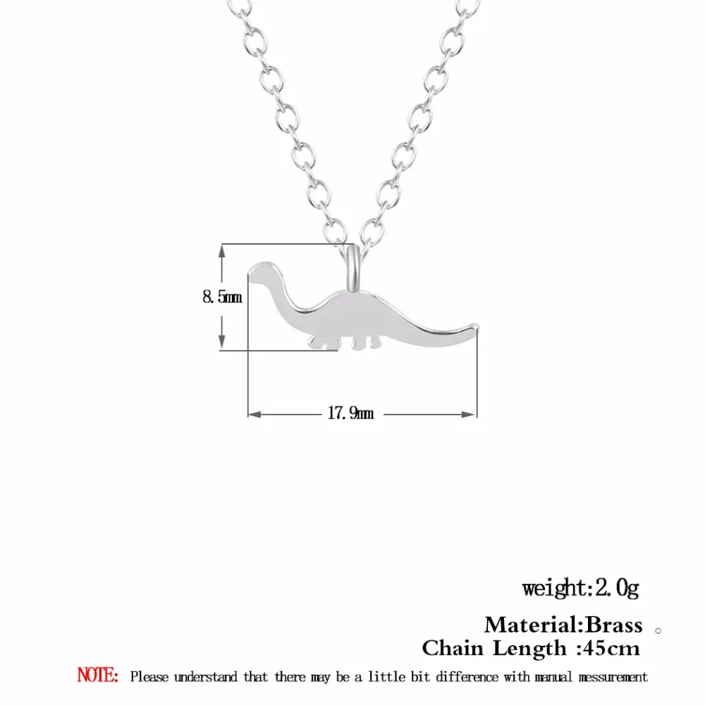 Оригинальное ожерелье цепочка с подвеской в виде динозавра|Ожерелья подвеской| |