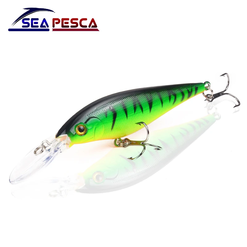 Блесна seapesca рыболовная приманка для рыбалки 11 см 10 г iscas artificiais воблер 3D глаза