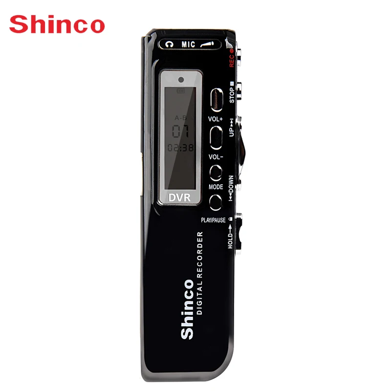 Shinco rv03 8 г ЖК-дисплей Цифровые диктофоны ГБ Портативный аудио Регистраторы