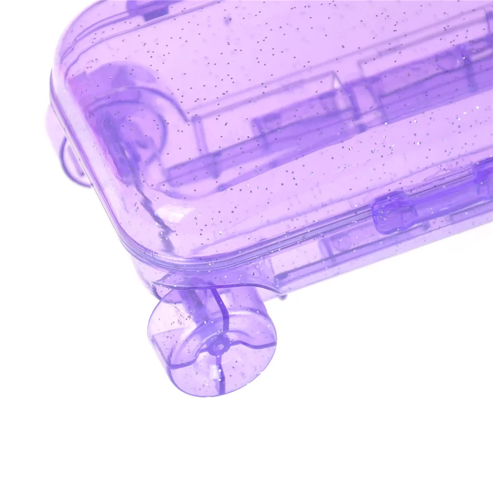 1 шт. пластиковый прозрачный 3D Дорожный чемодан багаж мебель детские игрушки