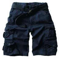 2021 summer hot high quality mens cargo shorts multi pocket cotton men short pants workout bermuda shorts free belt