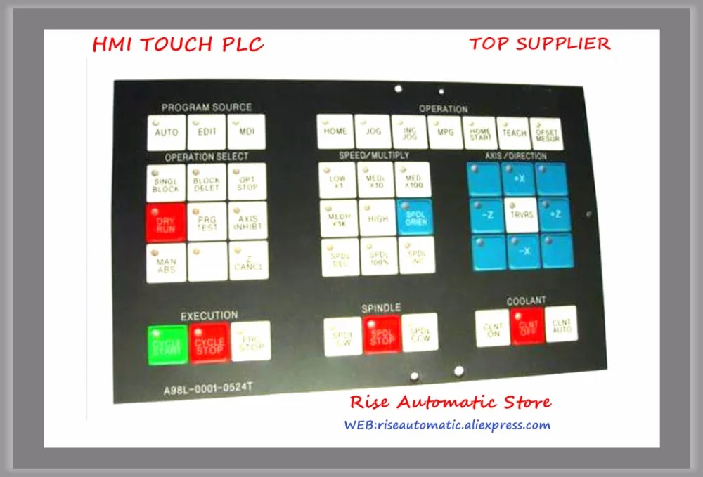 A98L-0001-0524#T Machine Operator Panel Button Mask New | Обустройство дома