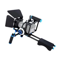 dslr rig camera cage kit shoulder stabilizer system video support rig for canon 5d mark iii iv 6d 7d nikon d7200 sony a7 gh5 gh4