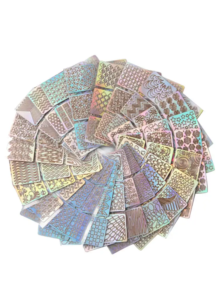 12 шт. виниловые трафареты для дизайна ногтей|Стикеры и наклейки| |