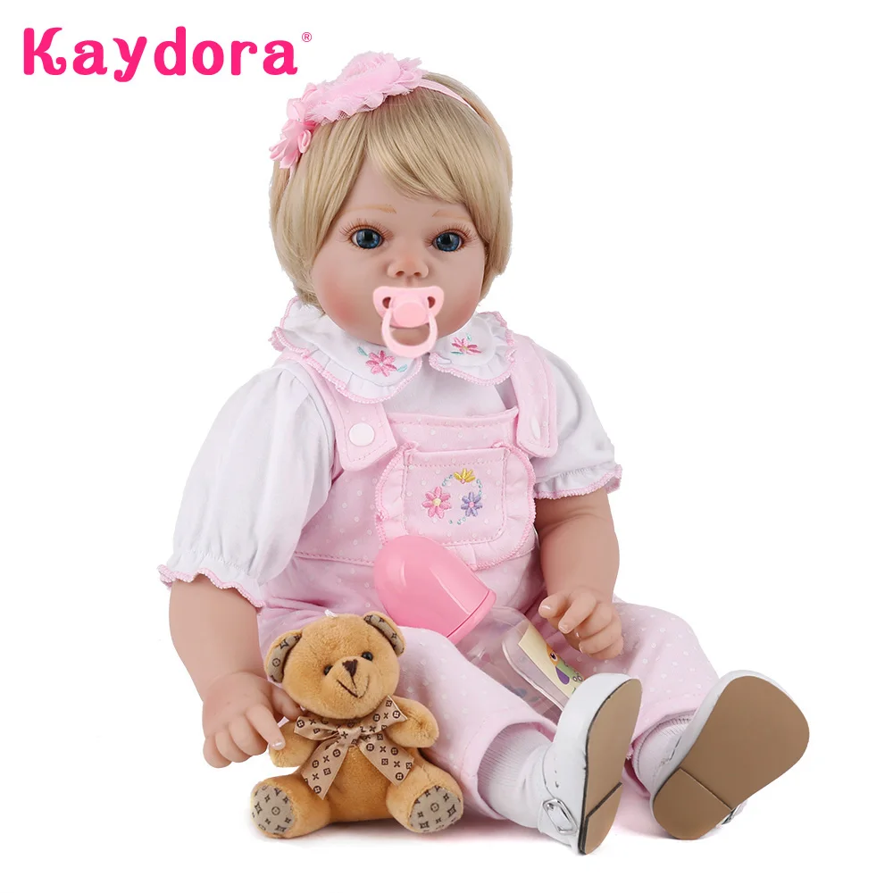 Кукла реборн силиконовая Реалистичная 55 см 22 дюйма|reborn baby doll|silicone reborn dollsbebe |
