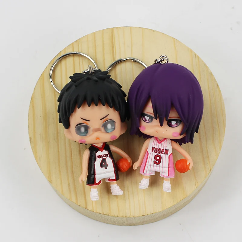 9 шт./лот 6 см Kuroko Tetsuya баскетбольный брелок Kagami Taiga Hyuga Junpei Kise Ryota красивая модель