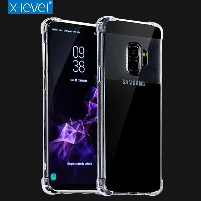 Прозрачный чехол X-Level для телефона Samsung s9 ультратонкий защитный мягкий из ТПУ в