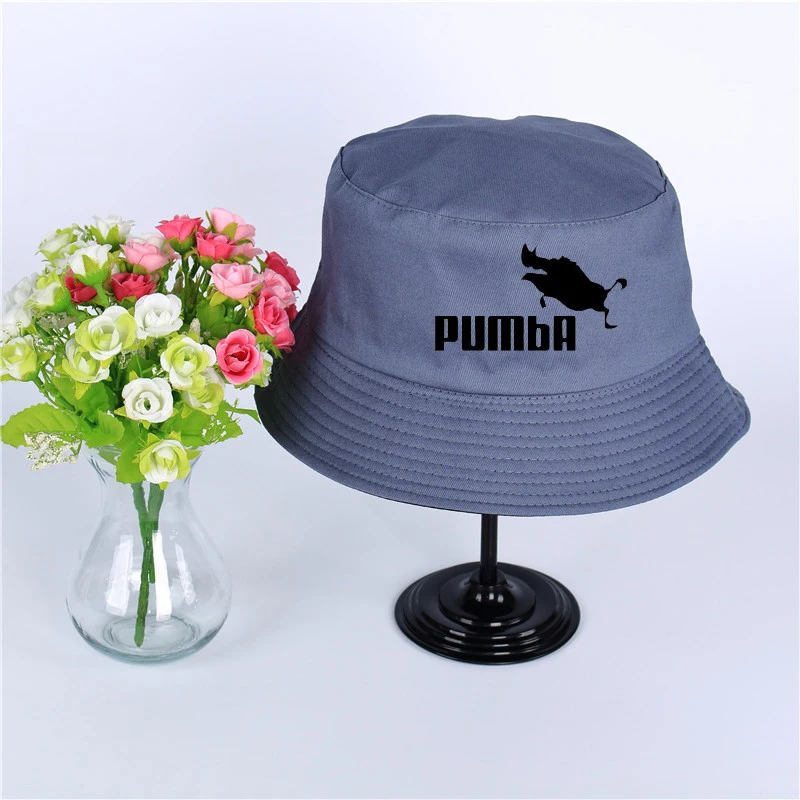 Летняя шляпа с логотипом Pumba женская и Мужская Панама дизайнерская плоская от
