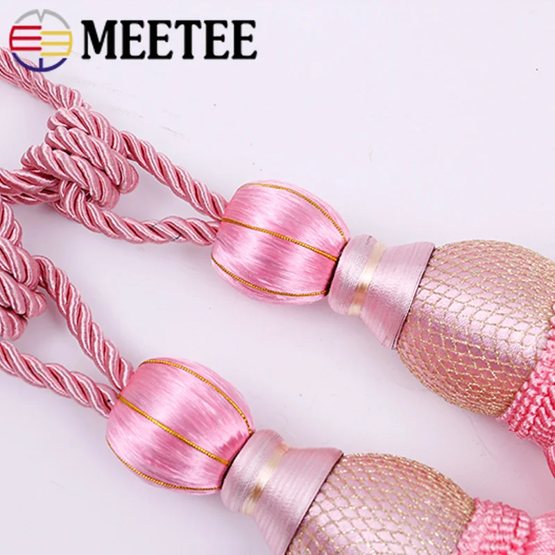 Meetee 1 пара (2 шт.) 77 см для занавесок с кисточкой Tieback подвеска аксессуары держатель