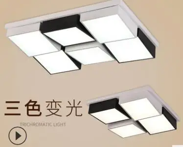 Современная Минималистичная Светодиодная потолочная лампа для спальни