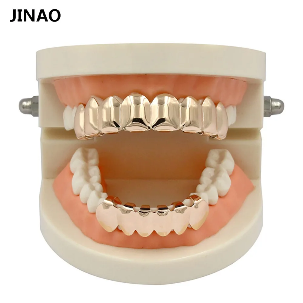 JINAO Золотой Цвет покрытием классические чайные кружки из 8 Топ & 6 нижней крышки Bling