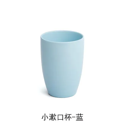 Blue mug Диспенсер для жидкого мыла, кухонный, керамический, для ванной, для украшения дома, Фарфоровые аксессуары, держатель для мыла, для отеля, душа, шампунь, бутылка, набор - Цвет: Blue mug