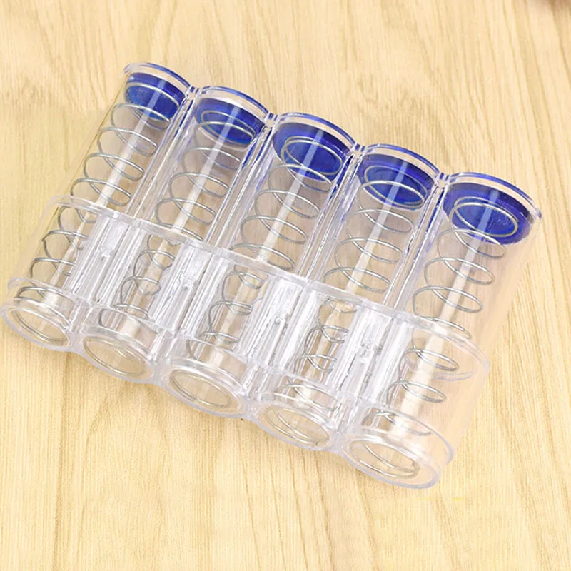 transparent Коробка для хранения, копилки, держатели для кошельков, высокое качество, домашний декор, креативное хранение монет, кошелек, экономия, коробка, банка, евро, монета, диспенсер - Цвет: transparent