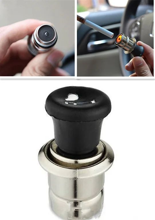 

FUNDUOO Universal Car Power Plug Socket Output 20mm Automatic Cigarette Lighter Ignition For Toyota Honda VW Ford Nissan Lada