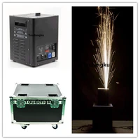 2 pieces with case 100 safe new year occasion 750w stage fireworks cold pyro fountain machine dmx remote control