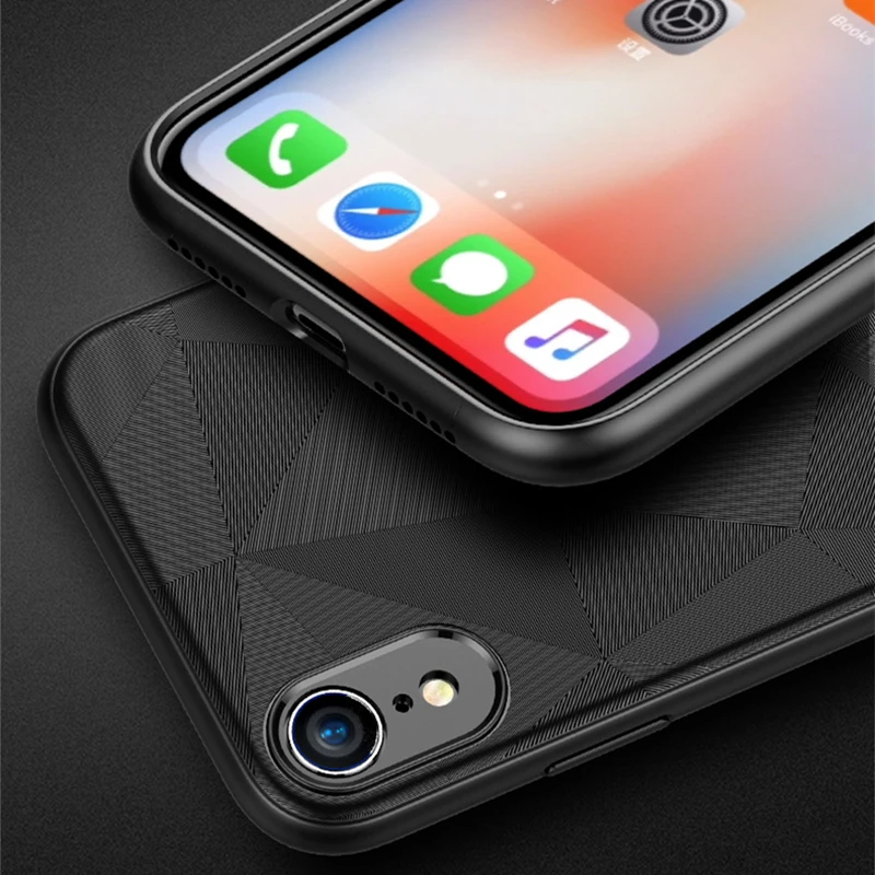 Модный чехол-накладка с геометрическим узором для iphone 6 6s 7 8 9 plus защитный мягкий