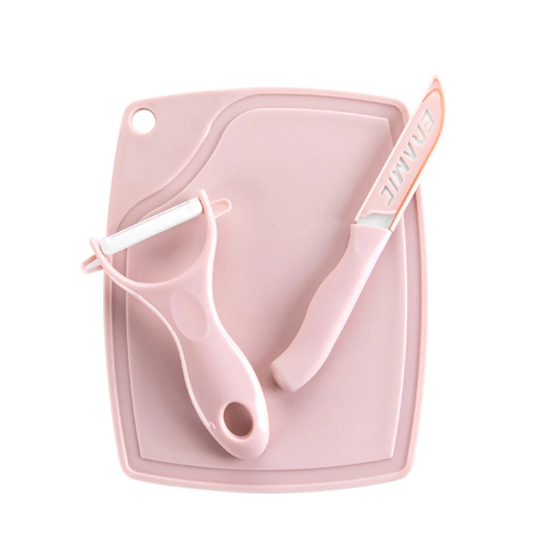 Набор керамических ножей для фруктов набор пилинга доски из трех предметов