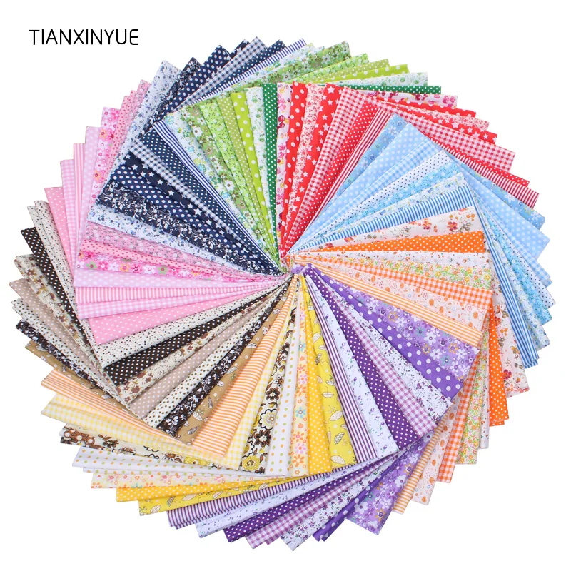 TIANXINYUE 50 см x 100% хлопковая стеганая ткань для шитья своими руками лоскутные