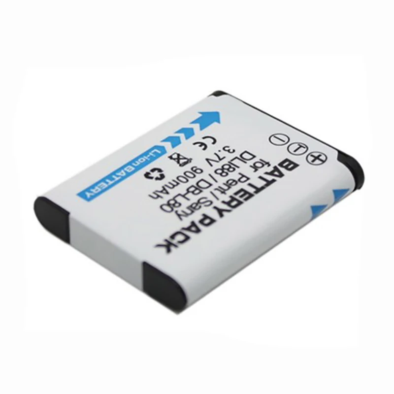 Высококачественный 900mAh Новый Сменный аккумулятор для Pentax D-LI88 Optio H90 P70 P80 W90 WS80 |