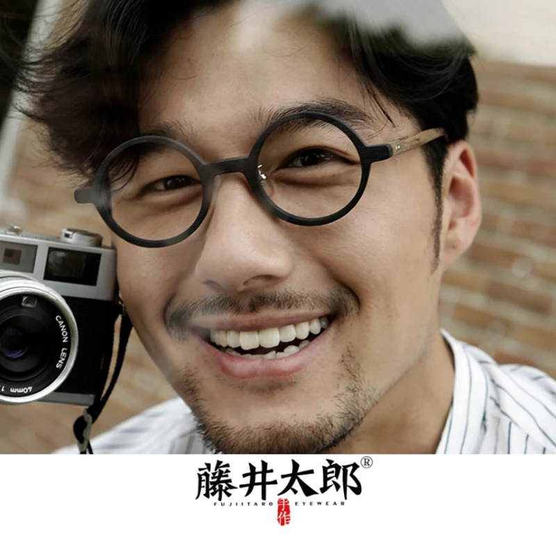 Винтажная оптическая оправа для очков TARO FUJII мужчин и женщин круглые