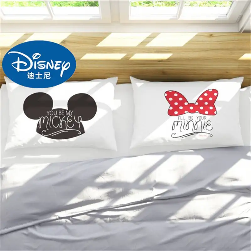 Mickey Mouse -3 Disney черный, белый цвет Микки и Минни Маус Мышь наволочки, домашний текстиль 2 шт. пара наволочка декоративные Pillowshams Гостиная подарок - Цвет: Mickey Mouse -3